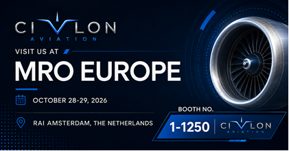 Civilon at MRO Europe, October 28–29, 2026, RAI Amsterdam, Booth 1-1250
